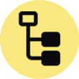 Flow chart icon