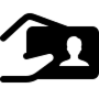 Holding identification icon