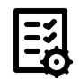 Checklist settings icon