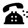 Ringing desk phone icon